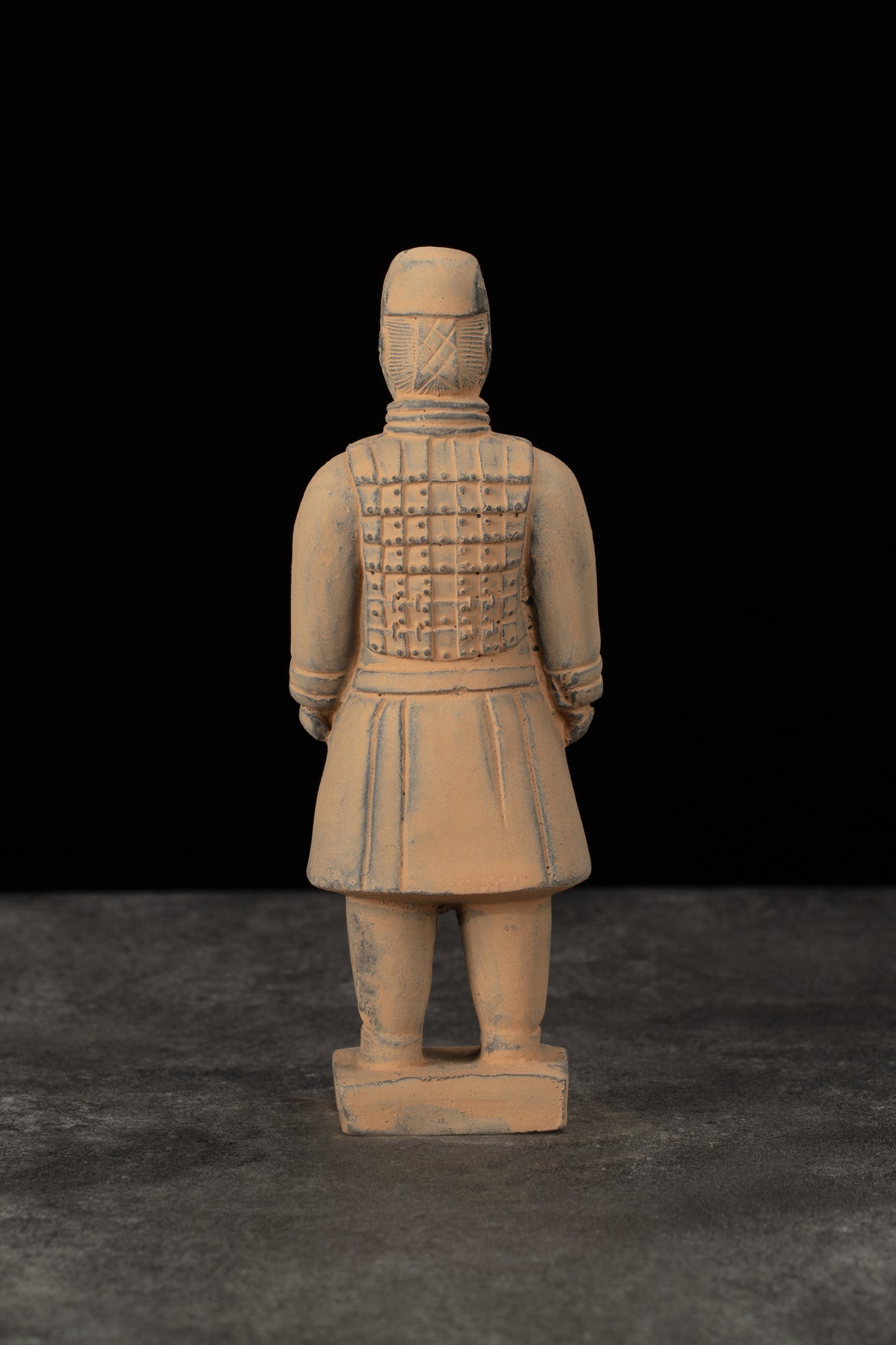 15CM Cavalryman - CLAYARMY-Dynamic back view of the 15CM Cavalryman replica, showcasing the finely crafted leather boots and the realistic depiction of the knee-length jacket.