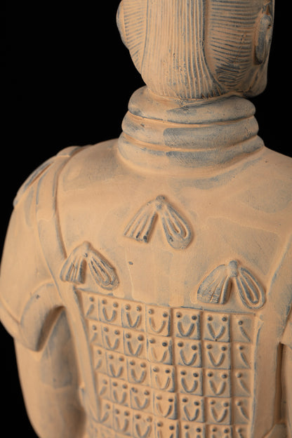 55CM General - CLAYARMY-Dynamic Military Authority: Experience the dynamic military authority of the 55CM Terracotta Army General, embodying the essence of a leader in strategic movement.