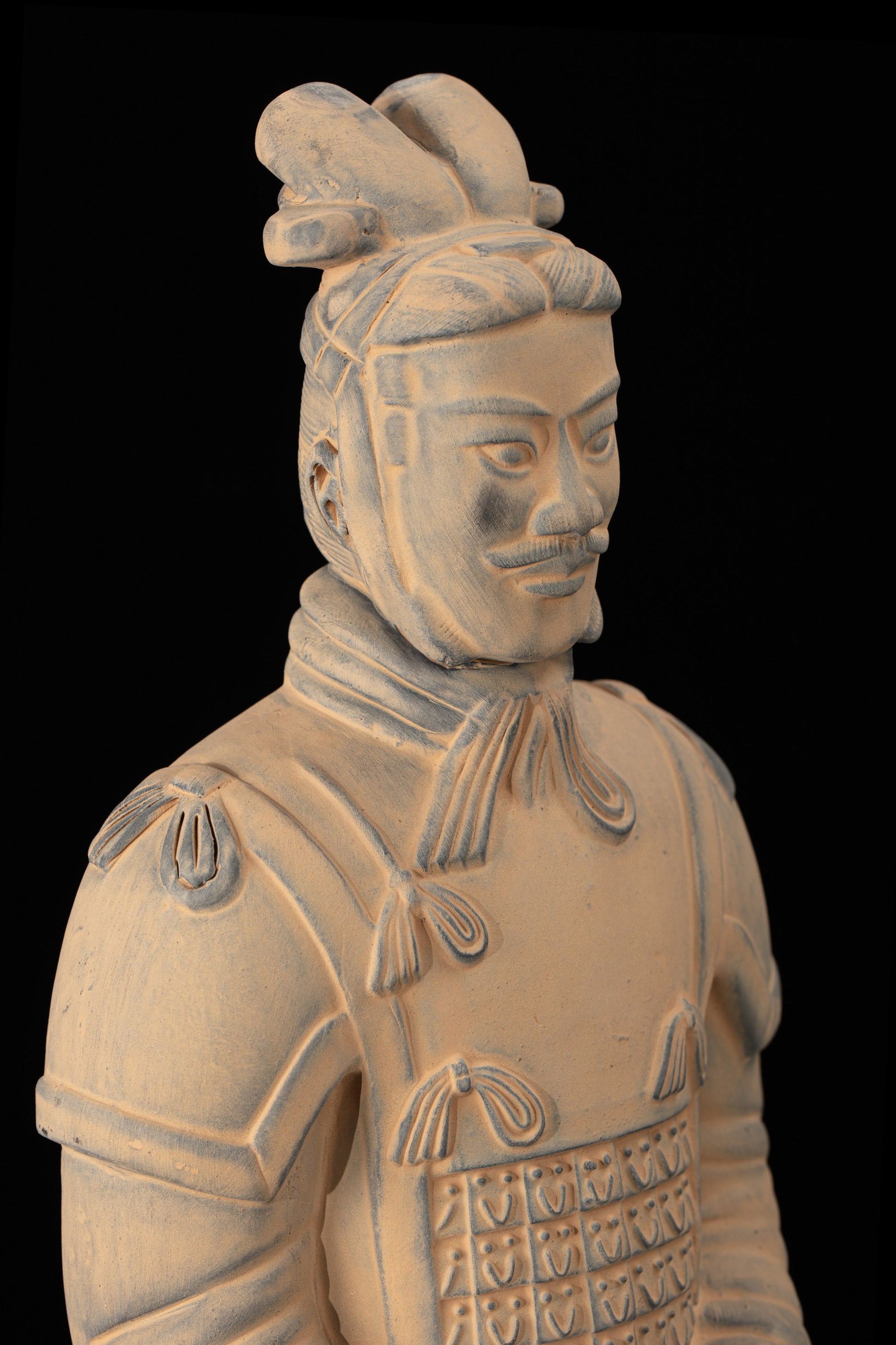 45CM General - CLAYARMY-Historical Uniform Precision: Detailed view of the 45CM General's historically accurate military garb, with meticulous sculpting paying homage to historical authenticity.