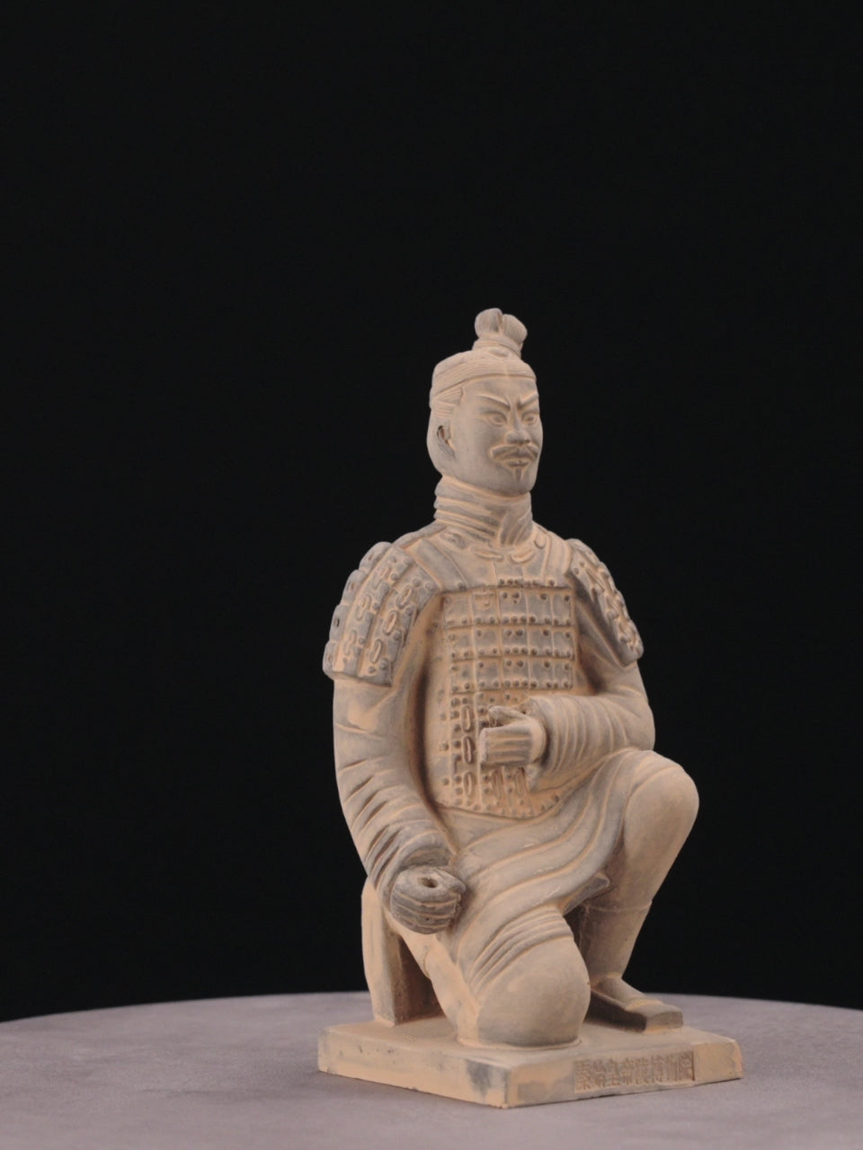 360-Degree View: Explore the 25CM Kneeling Archer figurine from every angle, showcasing its unique pose, detailed features, and hand-painted artistry.